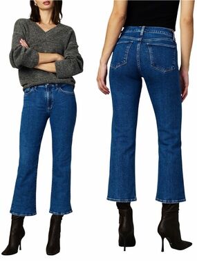 Joe’s Jeans The Callie Cropped Bootcut Jeans in Literally Blue, Size 25, NWT